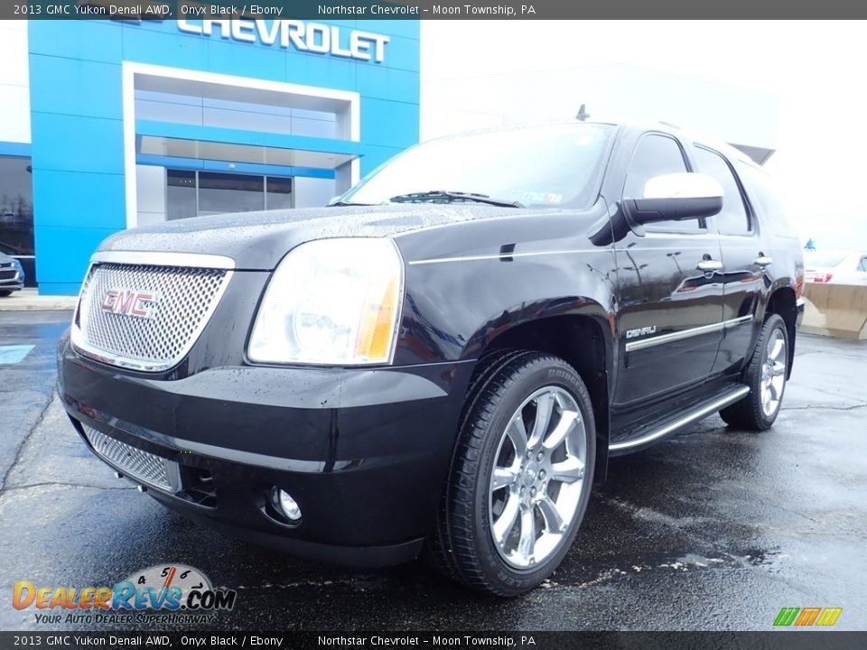 2013 GMC Yukon Denali AWD Onyx Black / Ebony Photo #2