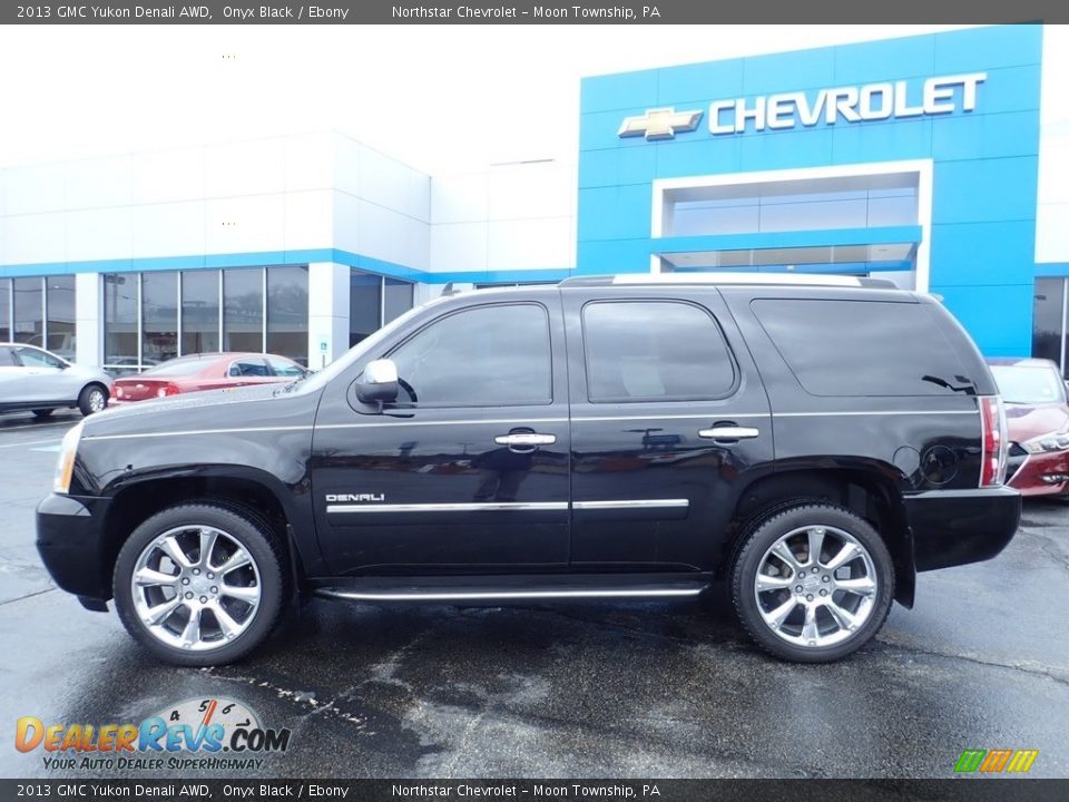 2013 GMC Yukon Denali AWD Onyx Black / Ebony Photo #3