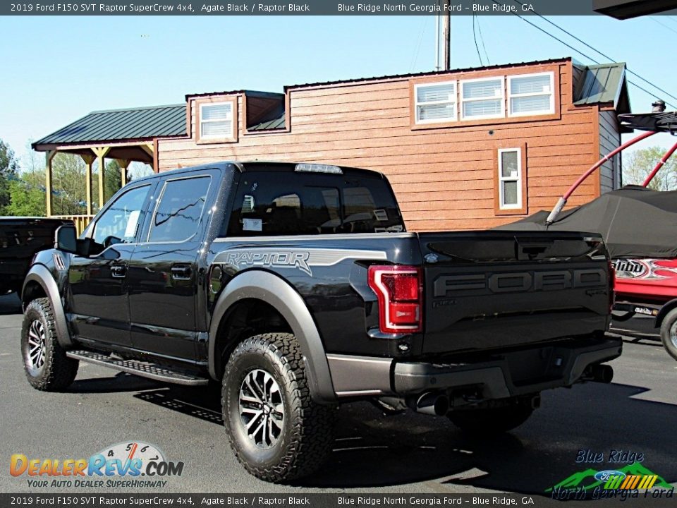 2019 Ford F150 SVT Raptor SuperCrew 4x4 Agate Black / Raptor Black Photo #3