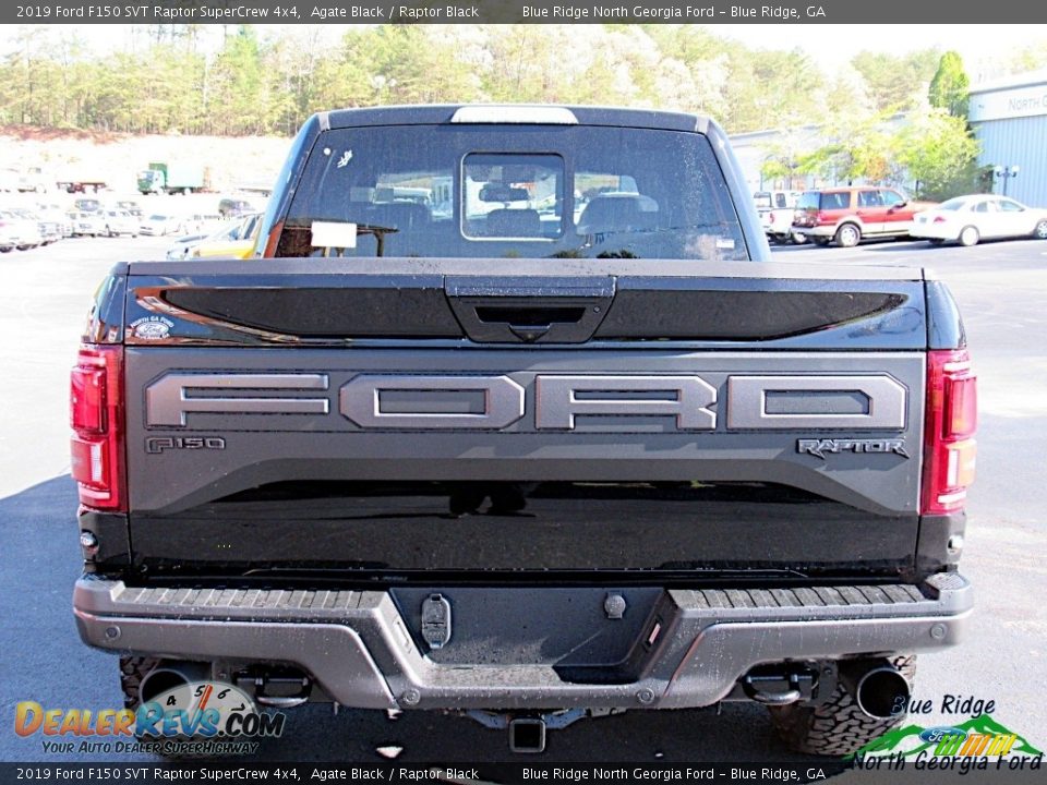 2019 Ford F150 SVT Raptor SuperCrew 4x4 Agate Black / Raptor Black Photo #4