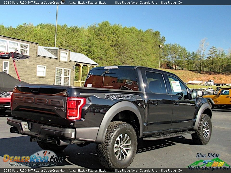 2019 Ford F150 SVT Raptor SuperCrew 4x4 Agate Black / Raptor Black Photo #5