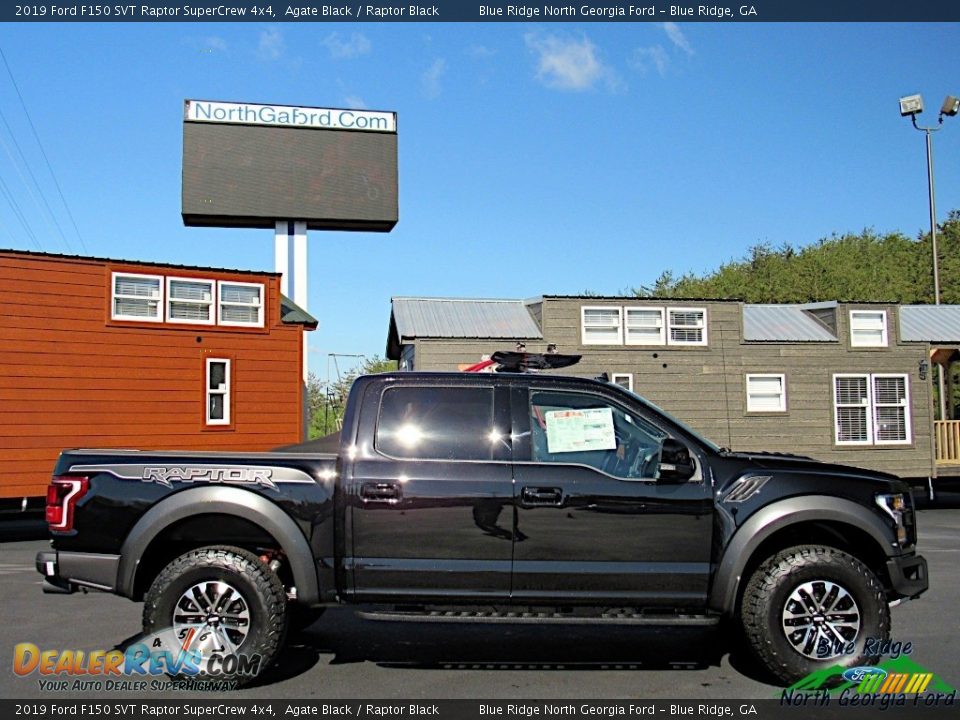 2019 Ford F150 SVT Raptor SuperCrew 4x4 Agate Black / Raptor Black Photo #6