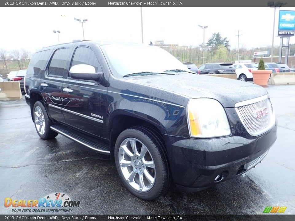 2013 GMC Yukon Denali AWD Onyx Black / Ebony Photo #11