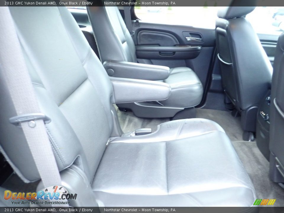 2013 GMC Yukon Denali AWD Onyx Black / Ebony Photo #18