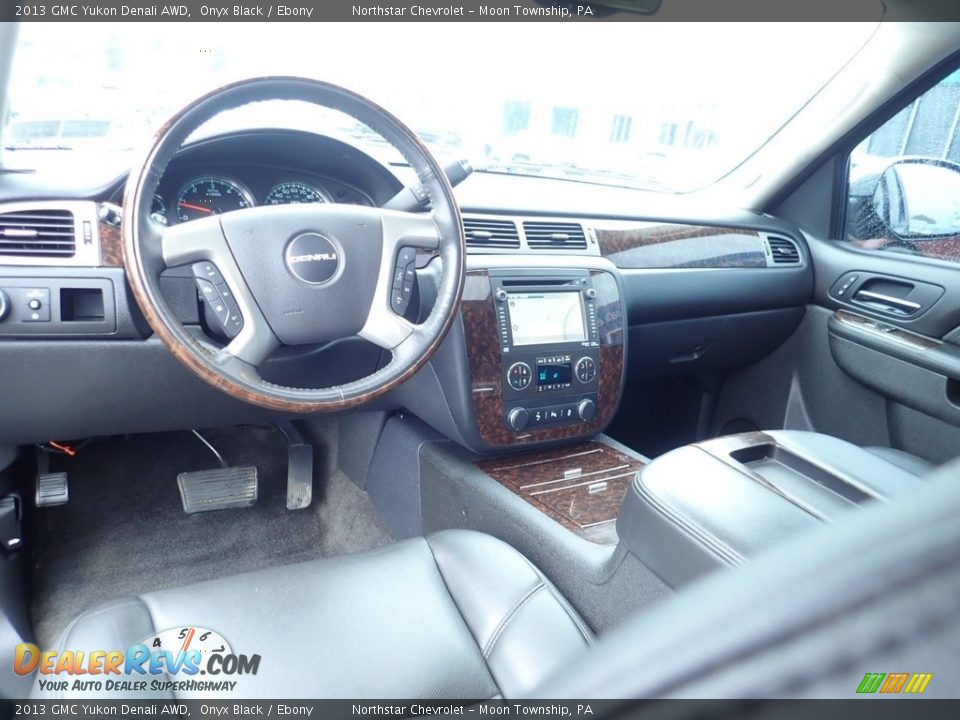 2013 GMC Yukon Denali AWD Onyx Black / Ebony Photo #22