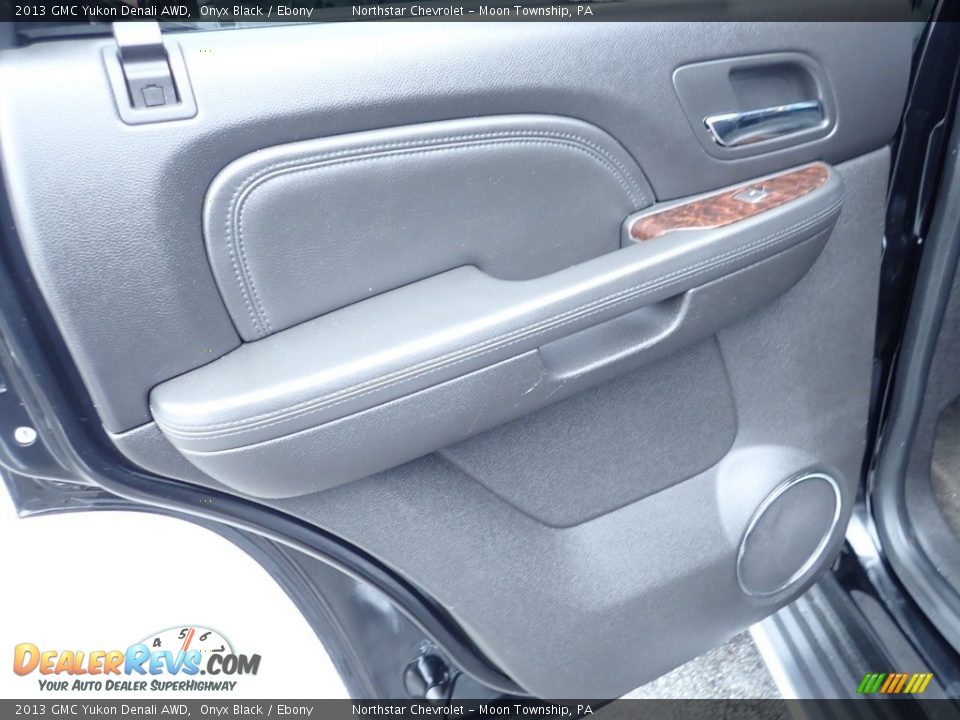2013 GMC Yukon Denali AWD Onyx Black / Ebony Photo #23