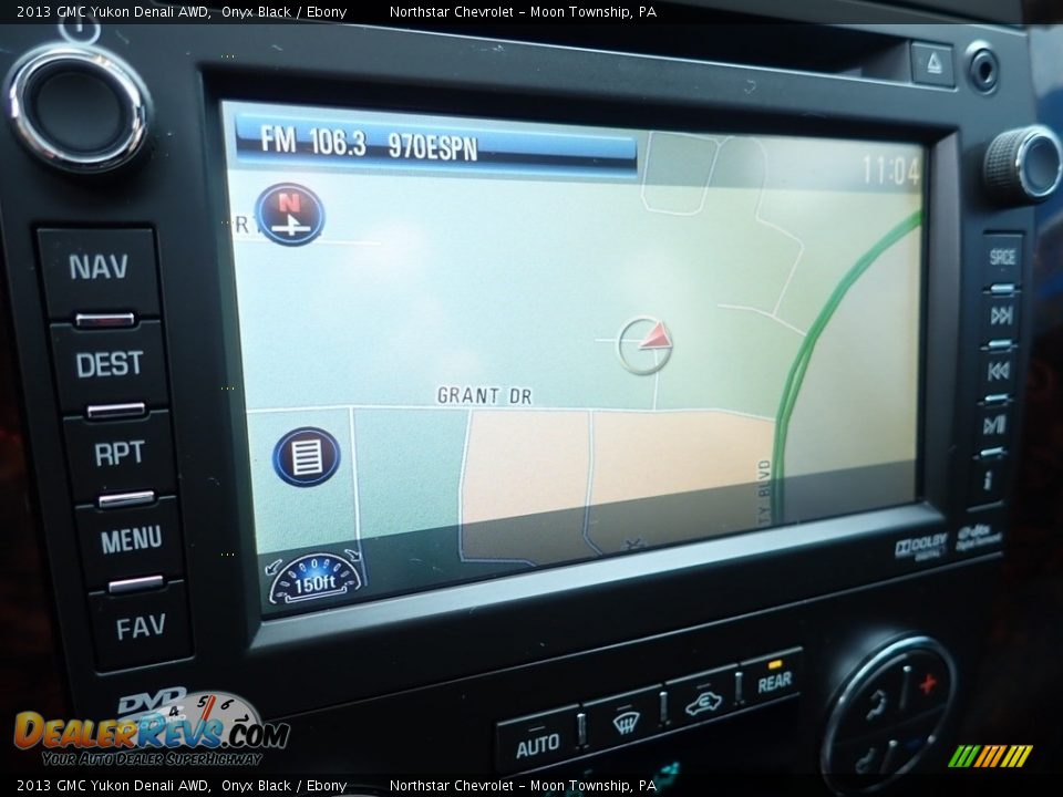 2013 GMC Yukon Denali AWD Onyx Black / Ebony Photo #26