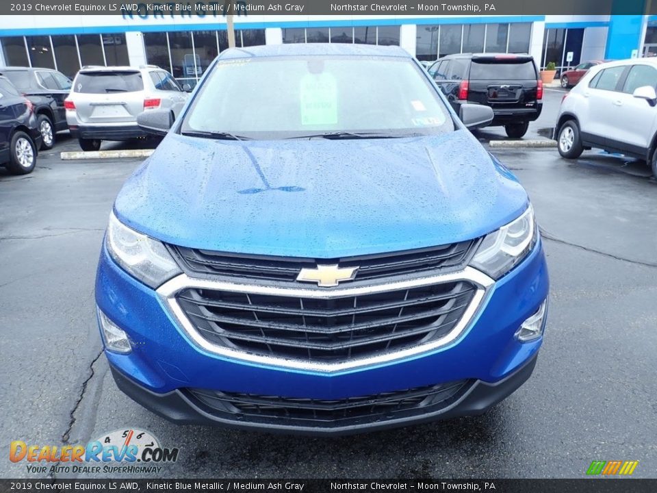 2019 Chevrolet Equinox LS AWD Kinetic Blue Metallic / Medium Ash Gray Photo #9