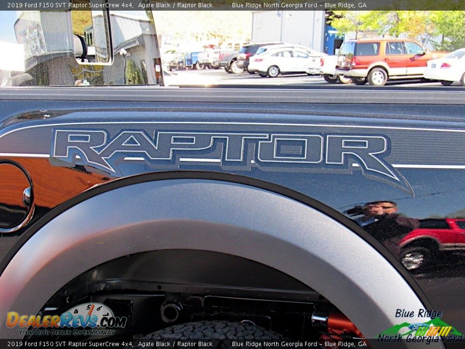 2019 Ford F150 SVT Raptor SuperCrew 4x4 Agate Black / Raptor Black Photo #32