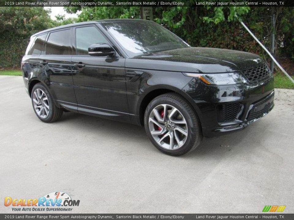 2019 Land Rover Range Rover Sport Autobiography Dynamic Santorini Black Metallic / Ebony/Ebony Photo #1