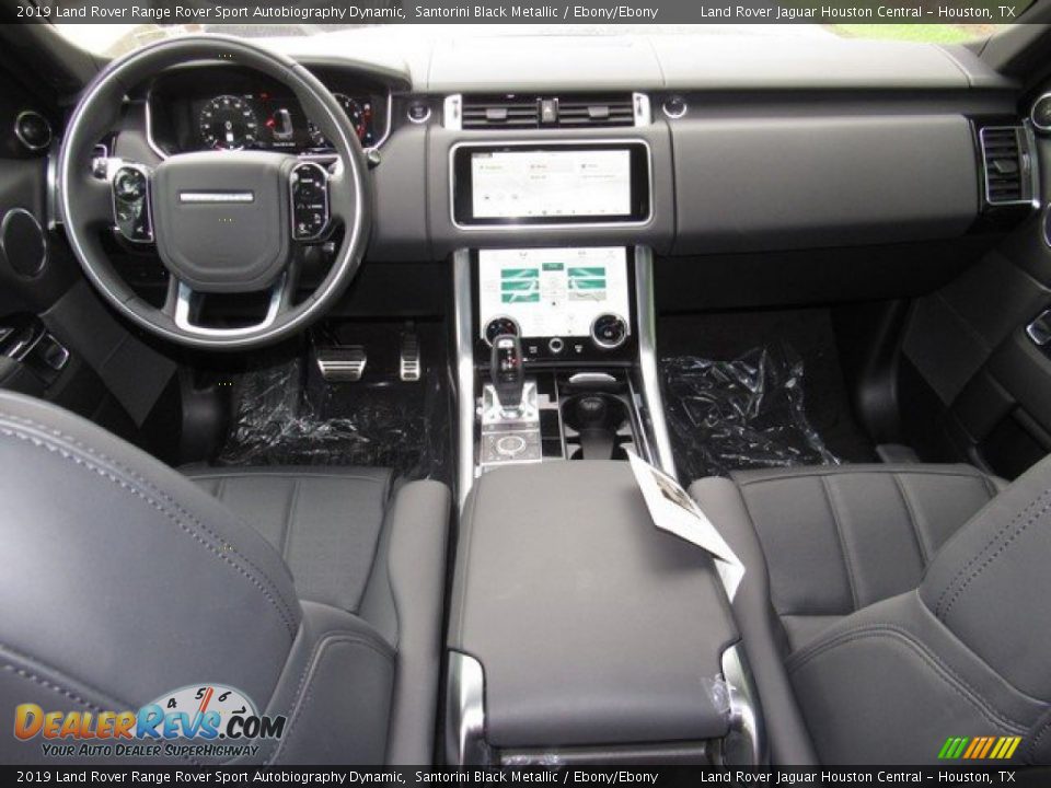 2019 Land Rover Range Rover Sport Autobiography Dynamic Santorini Black Metallic / Ebony/Ebony Photo #4