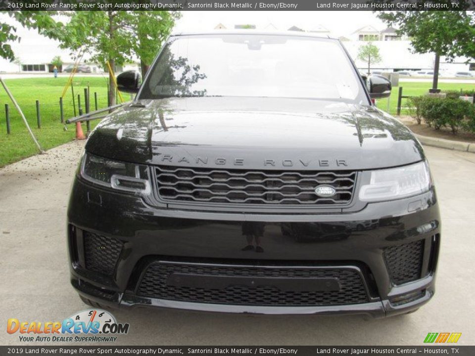2019 Land Rover Range Rover Sport Autobiography Dynamic Santorini Black Metallic / Ebony/Ebony Photo #9