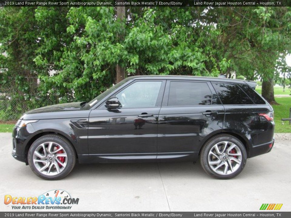 2019 Land Rover Range Rover Sport Autobiography Dynamic Santorini Black Metallic / Ebony/Ebony Photo #11