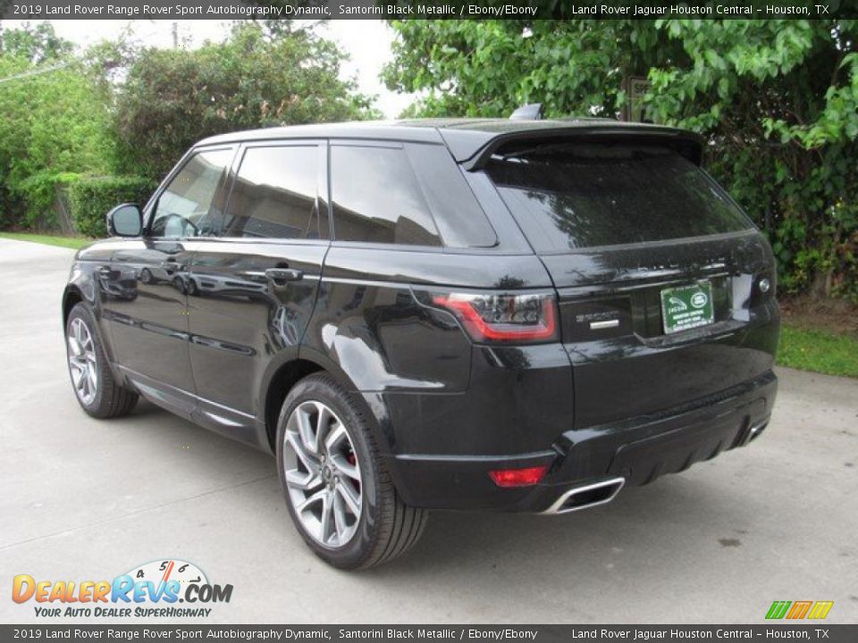 2019 Land Rover Range Rover Sport Autobiography Dynamic Santorini Black Metallic / Ebony/Ebony Photo #12