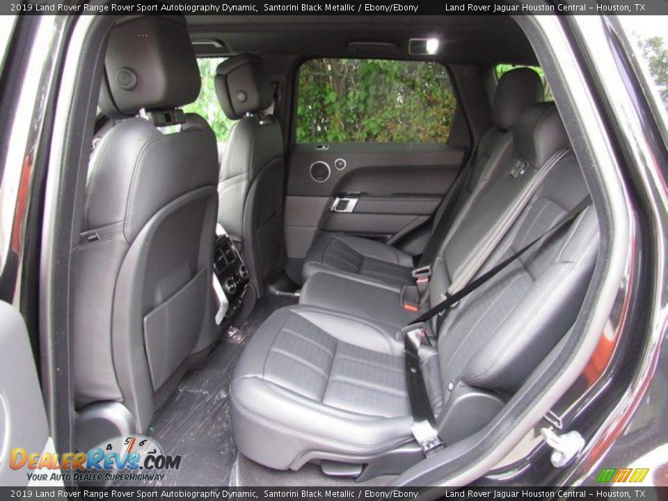 2019 Land Rover Range Rover Sport Autobiography Dynamic Santorini Black Metallic / Ebony/Ebony Photo #13