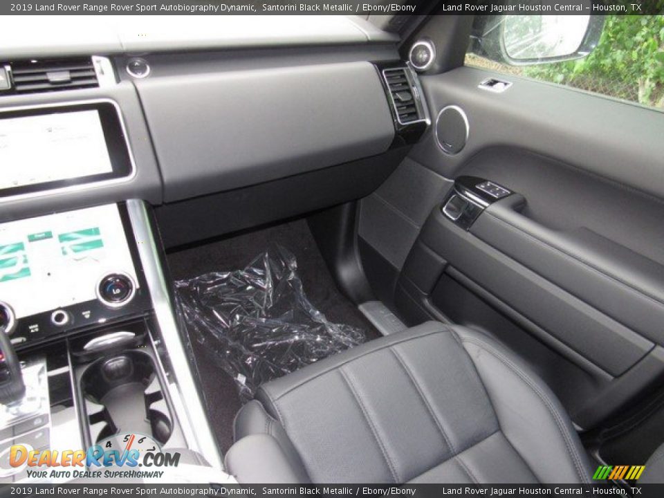 2019 Land Rover Range Rover Sport Autobiography Dynamic Santorini Black Metallic / Ebony/Ebony Photo #15