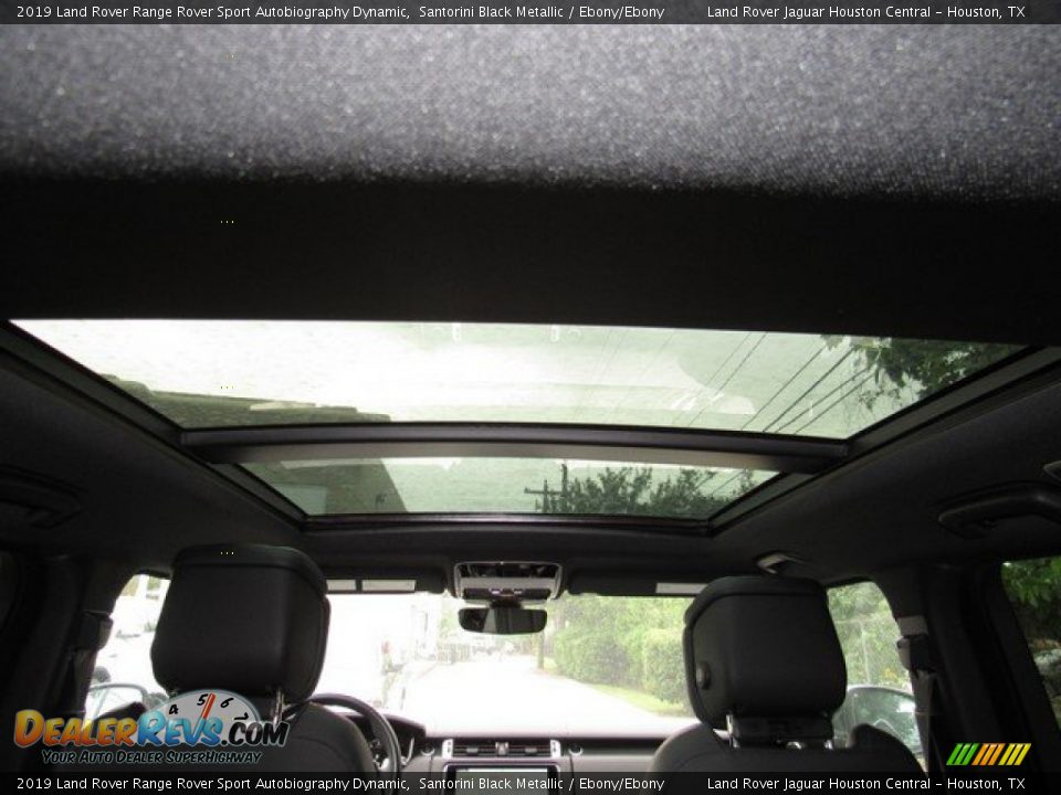 2019 Land Rover Range Rover Sport Autobiography Dynamic Santorini Black Metallic / Ebony/Ebony Photo #18