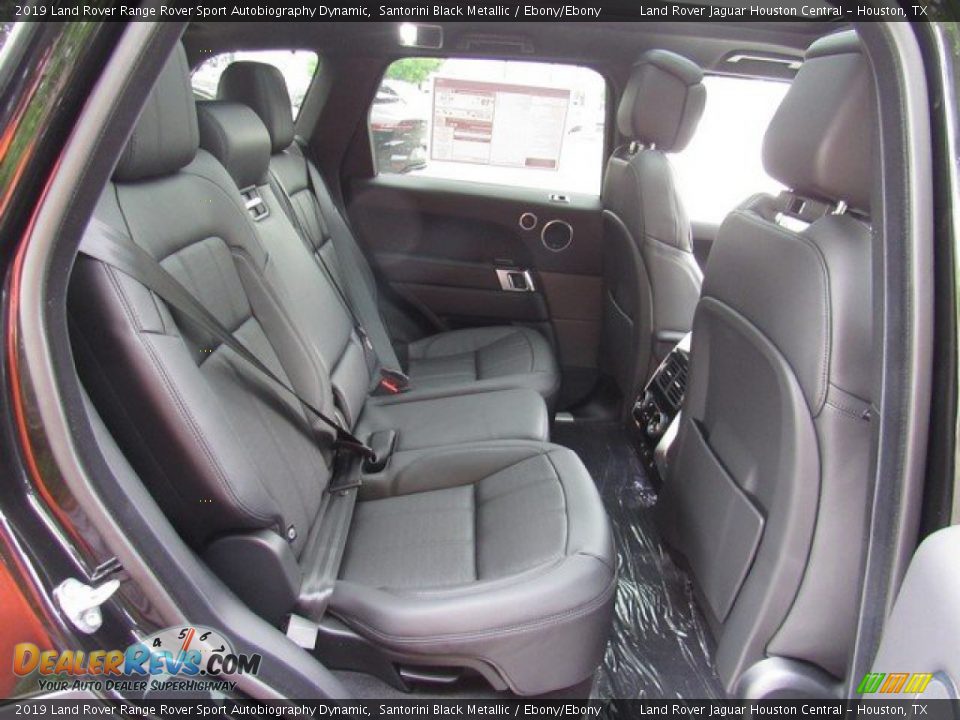 2019 Land Rover Range Rover Sport Autobiography Dynamic Santorini Black Metallic / Ebony/Ebony Photo #19