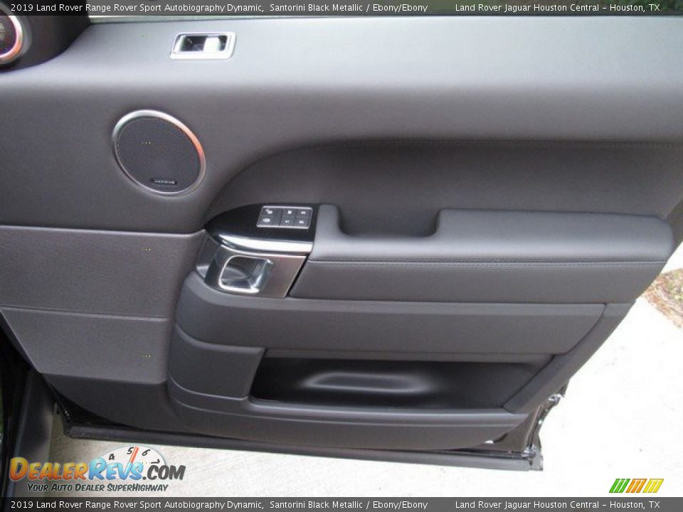 2019 Land Rover Range Rover Sport Autobiography Dynamic Santorini Black Metallic / Ebony/Ebony Photo #20
