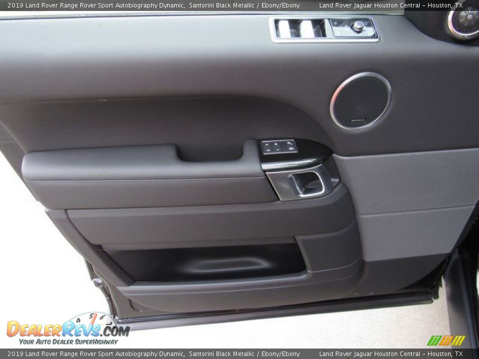 2019 Land Rover Range Rover Sport Autobiography Dynamic Santorini Black Metallic / Ebony/Ebony Photo #23