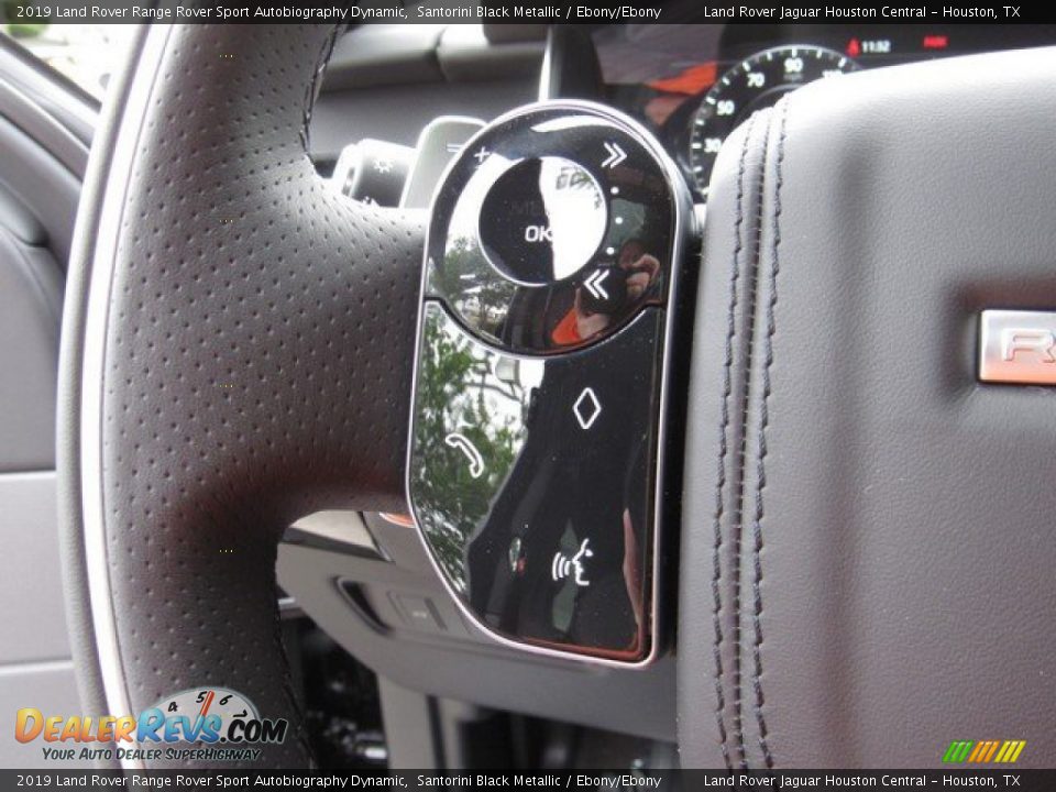 2019 Land Rover Range Rover Sport Autobiography Dynamic Santorini Black Metallic / Ebony/Ebony Photo #27