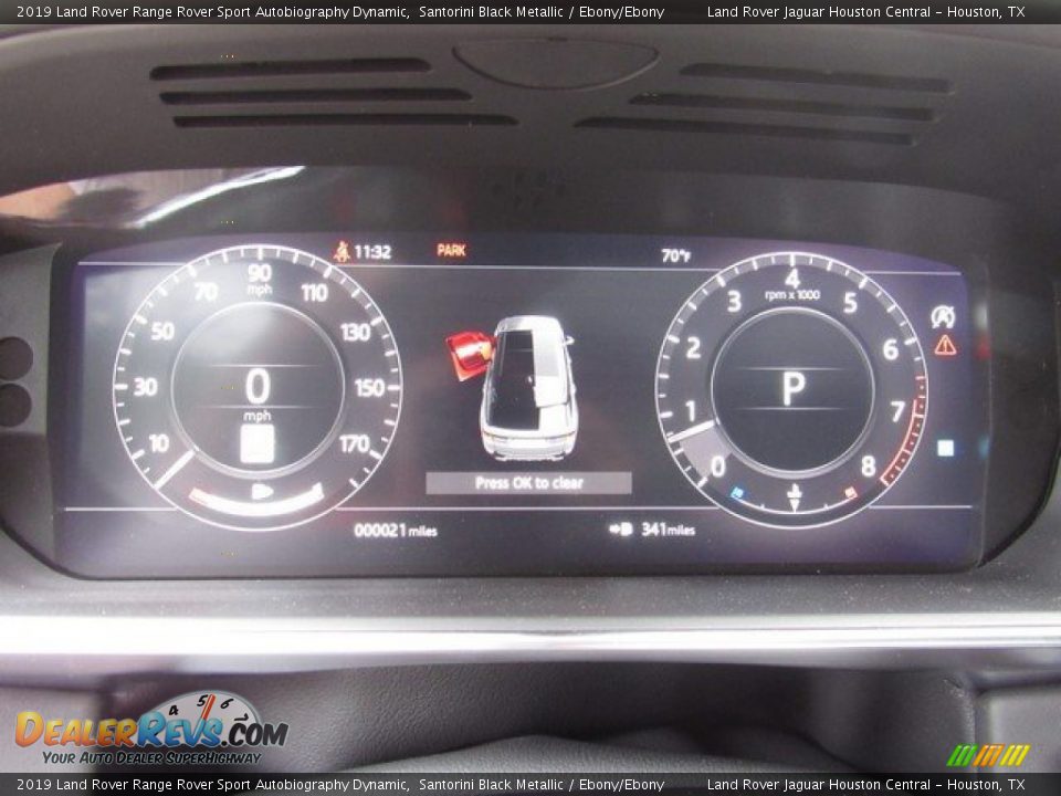 2019 Land Rover Range Rover Sport Autobiography Dynamic Santorini Black Metallic / Ebony/Ebony Photo #29