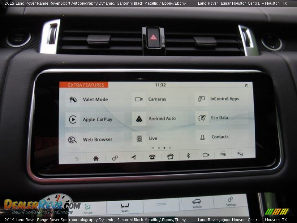 2019 Land Rover Range Rover Sport Autobiography Dynamic Santorini Black Metallic / Ebony/Ebony Photo #31