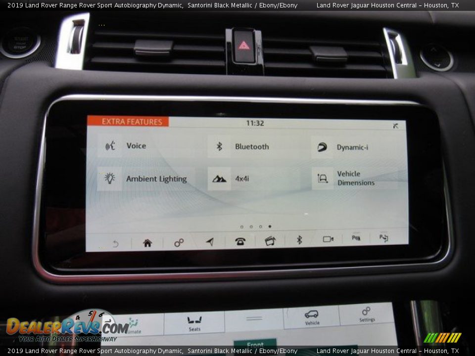 2019 Land Rover Range Rover Sport Autobiography Dynamic Santorini Black Metallic / Ebony/Ebony Photo #32
