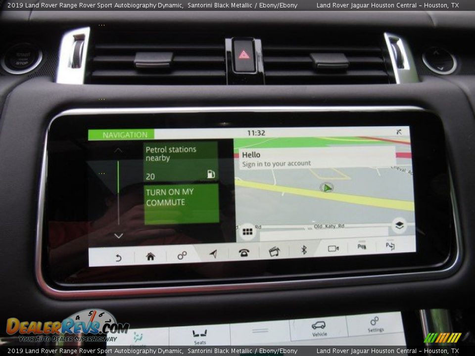 2019 Land Rover Range Rover Sport Autobiography Dynamic Santorini Black Metallic / Ebony/Ebony Photo #33