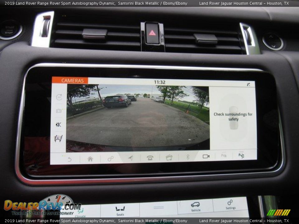 2019 Land Rover Range Rover Sport Autobiography Dynamic Santorini Black Metallic / Ebony/Ebony Photo #34