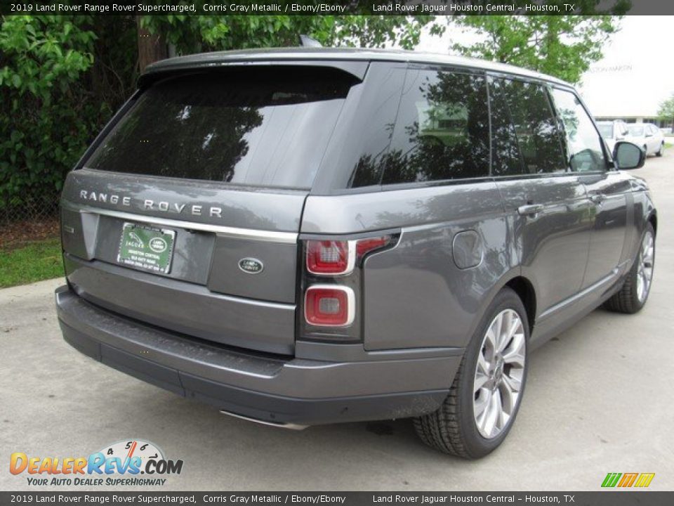 2019 Land Rover Range Rover Supercharged Corris Gray Metallic / Ebony/Ebony Photo #7