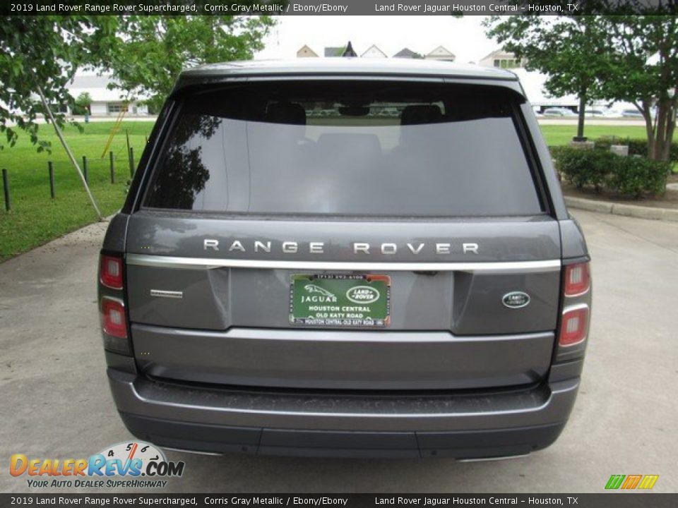 2019 Land Rover Range Rover Supercharged Corris Gray Metallic / Ebony/Ebony Photo #8