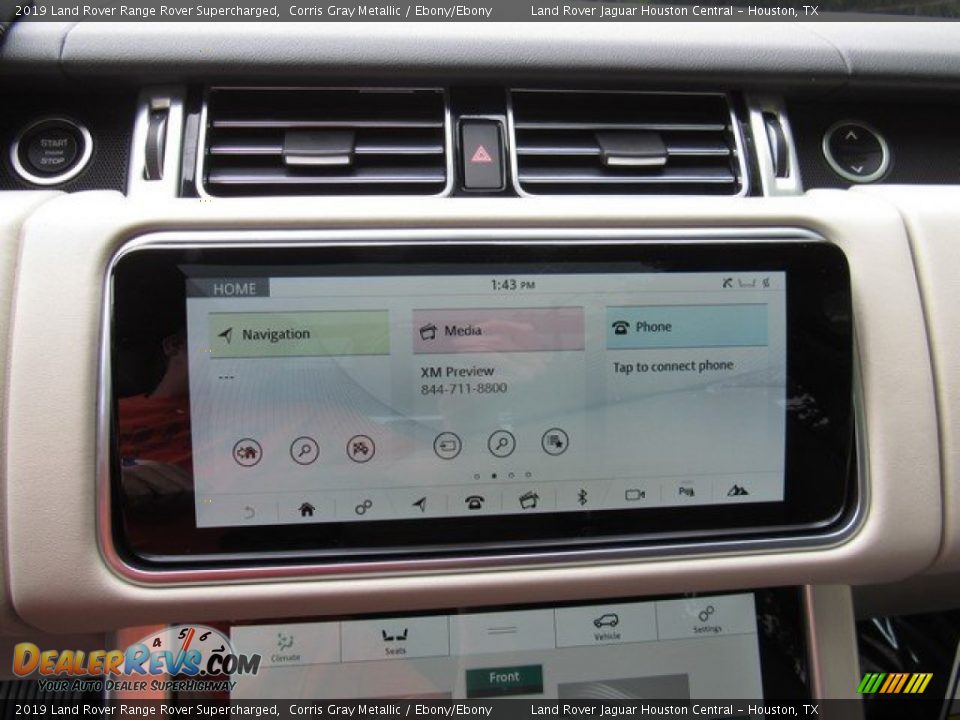 2019 Land Rover Range Rover Supercharged Corris Gray Metallic / Ebony/Ebony Photo #33