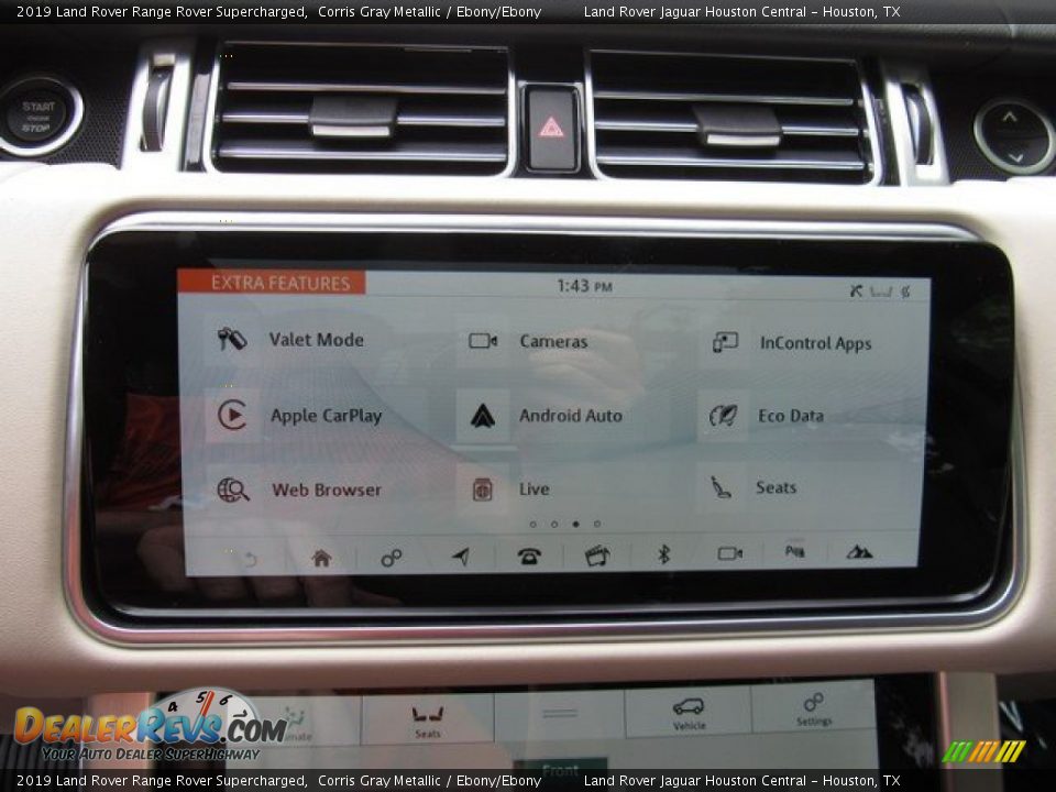 2019 Land Rover Range Rover Supercharged Corris Gray Metallic / Ebony/Ebony Photo #34