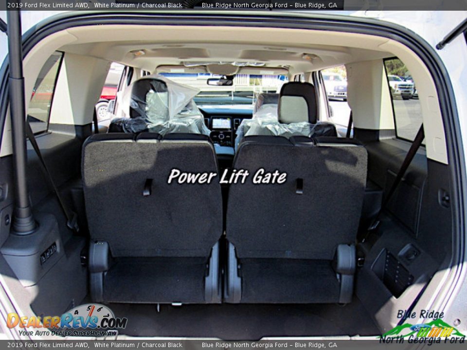 2019 Ford Flex Limited AWD White Platinum / Charcoal Black Photo #14