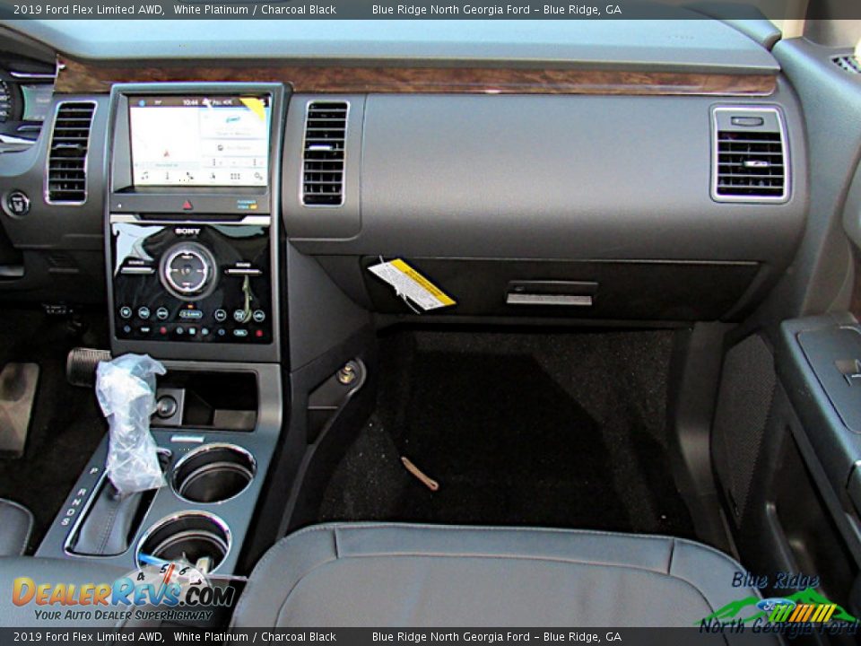2019 Ford Flex Limited AWD White Platinum / Charcoal Black Photo #18
