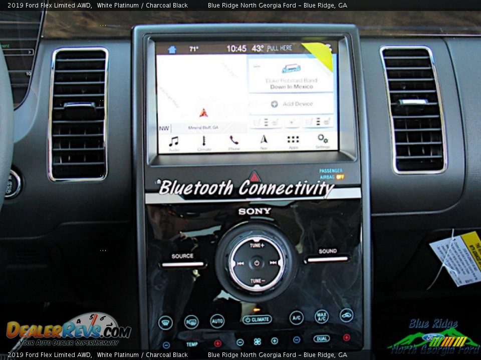 2019 Ford Flex Limited AWD White Platinum / Charcoal Black Photo #20