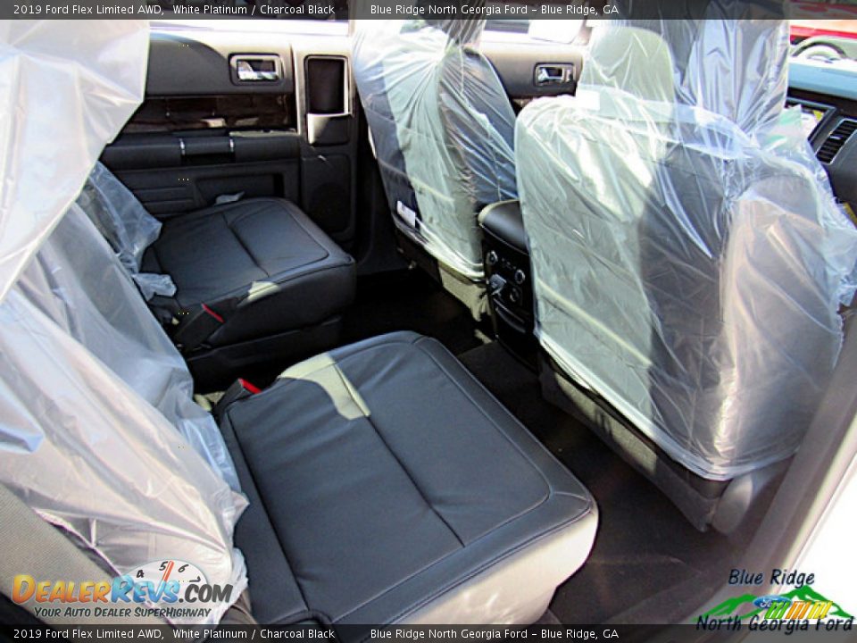 2019 Ford Flex Limited AWD White Platinum / Charcoal Black Photo #32