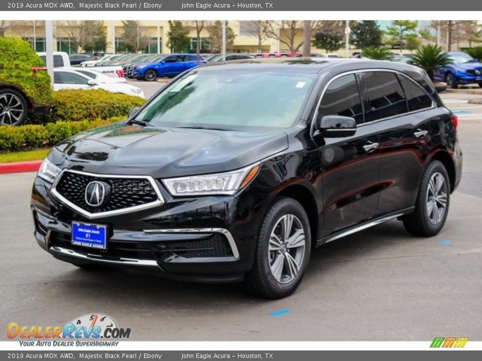 2019 Acura MDX AWD Majestic Black Pearl / Ebony Photo #3