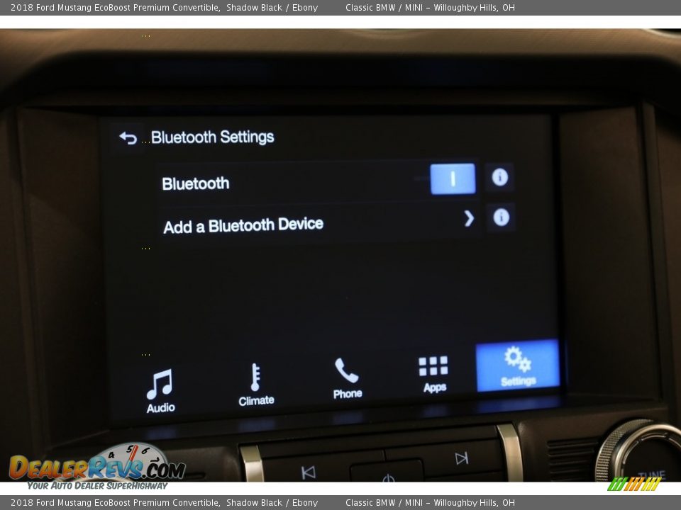 2018 Ford Mustang EcoBoost Premium Convertible Shadow Black / Ebony Photo #18