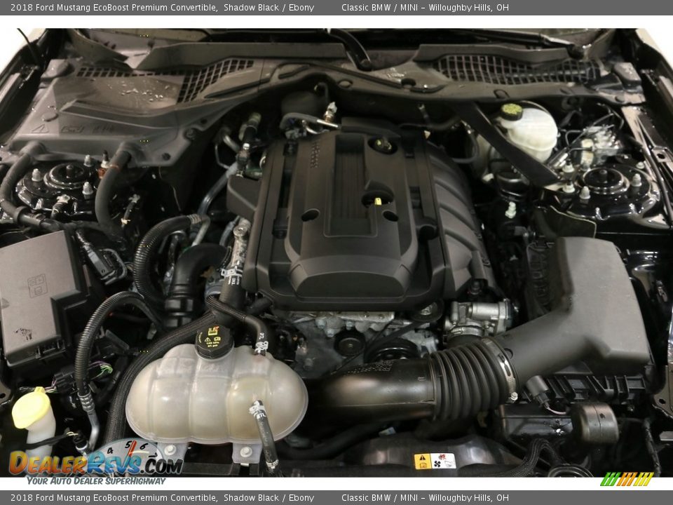 2018 Ford Mustang EcoBoost Premium Convertible Shadow Black / Ebony Photo #24