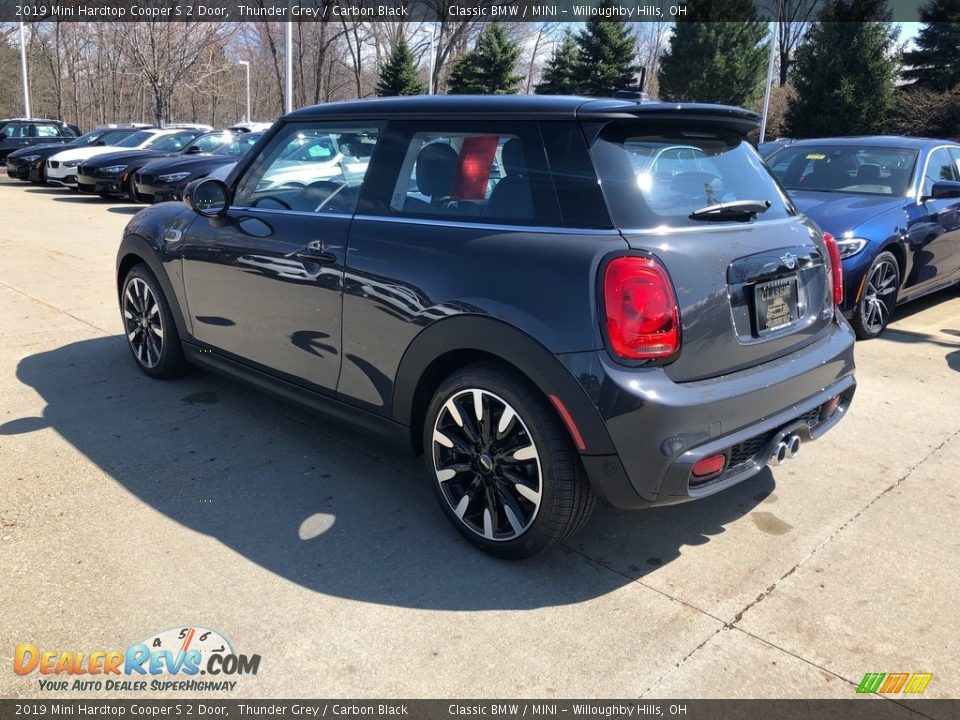 2019 Mini Hardtop Cooper S 2 Door Thunder Grey / Carbon Black Photo #3