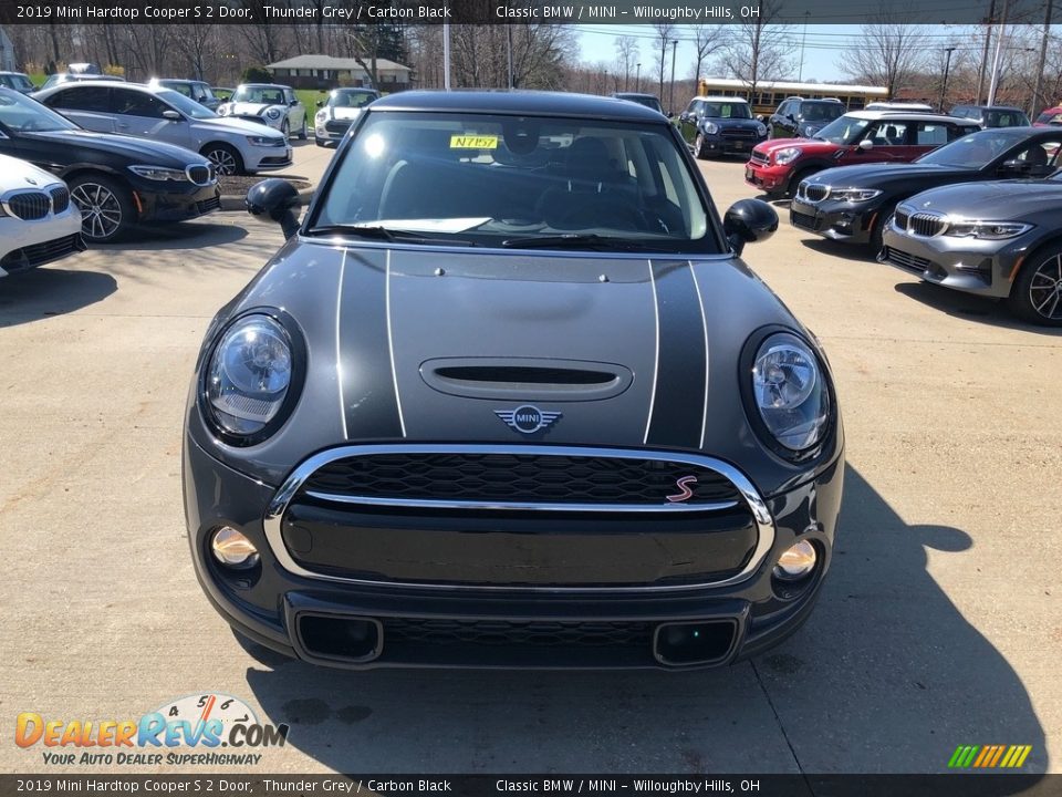 2019 Mini Hardtop Cooper S 2 Door Thunder Grey / Carbon Black Photo #5