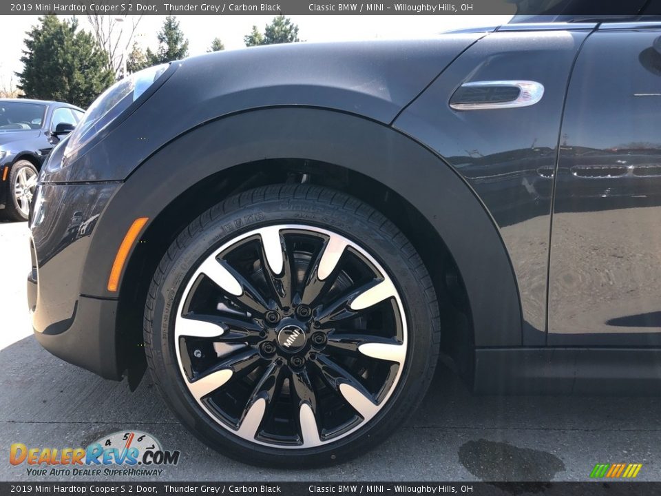 2019 Mini Hardtop Cooper S 2 Door Thunder Grey / Carbon Black Photo #8
