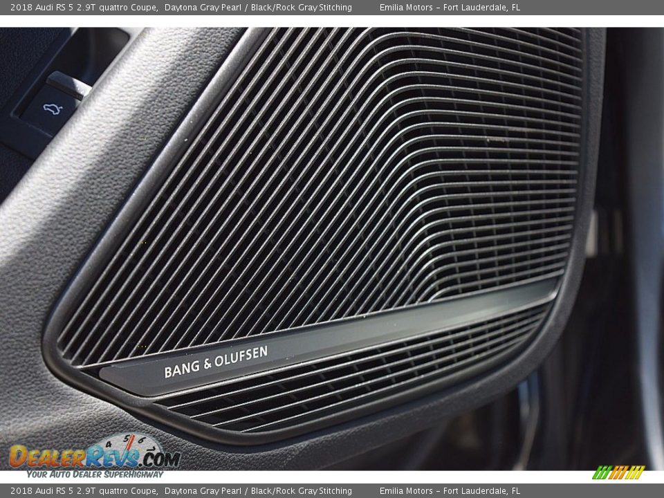 2018 Audi RS 5 2.9T quattro Coupe Daytona Gray Pearl / Black/Rock Gray Stitching Photo #21