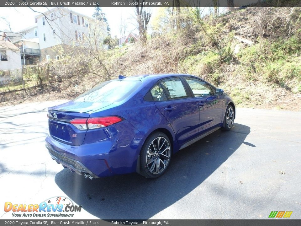 2020 Toyota Corolla SE Blue Crush Metallic / Black Photo #2