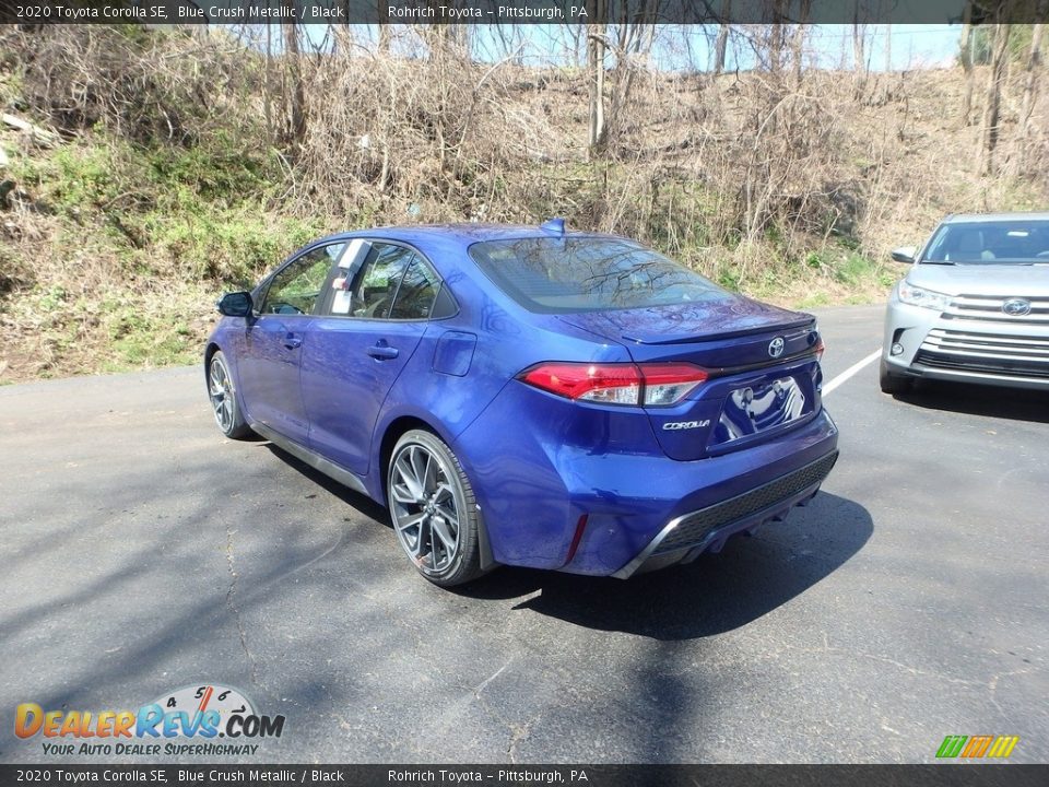 2020 Toyota Corolla SE Blue Crush Metallic / Black Photo #3