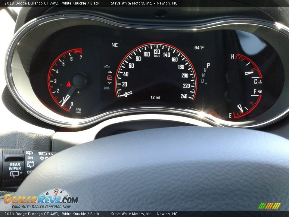 2019 Dodge Durango GT AWD White Knuckle / Black Photo #22