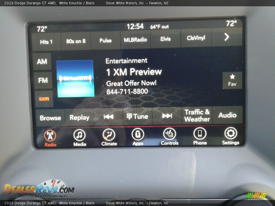 2019 Dodge Durango GT AWD White Knuckle / Black Photo #24