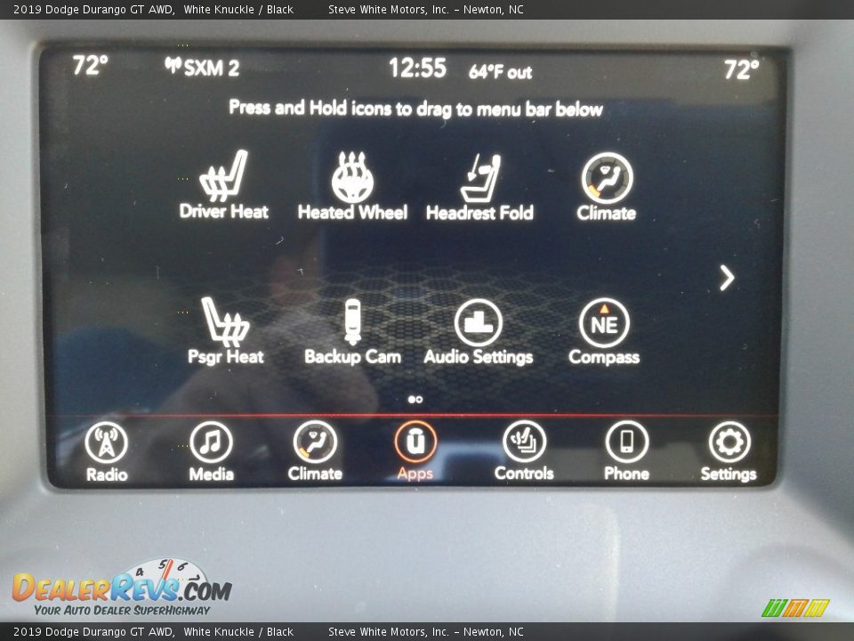 2019 Dodge Durango GT AWD White Knuckle / Black Photo #28